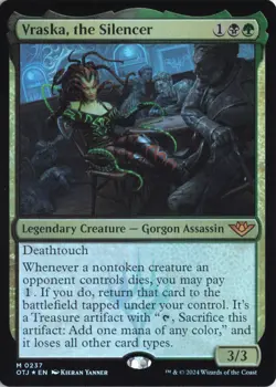 Vraska, the Silencer Outlaws of Thunder Junction Foil - NM #237 MTG OTJ - Image 1