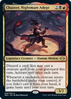 FOIL CHAINER, NIGHTMARE ADEPT NM! *MODERN HORIZONS 2* - Image 1