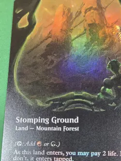 MTG Stomping Ground (Borderless) Foil Edge of Eternities Magic The Gathering - Image 5