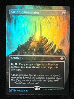 Strionic Resonator [Foil, Borderless] Lost Caverns of Ixalan Commander (LCC) - Image 1
