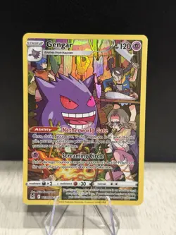 Pokemon TCG: SWSH11 Lost Origin - Gengar UR TG06/TG30 - NM+ - Image 1