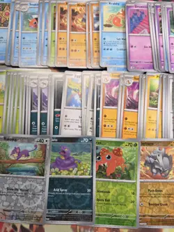 Pokemon 151 Bulk 187 Cards SV: 151 Bulk Perfect For Master Sets Holos And Revers - Image 4