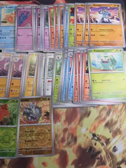 Pokemon 151 Bulk 187 Cards SV: 151 Bulk Perfect For Master Sets Holos And Revers - Image 5