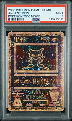 2000 Pokemon Game Ancient Mew Movie Promo Mint PSA 9 - Image 1