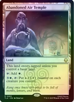 1 x Abandoned Air Temple - Foil - Avatar: The Last Airbender - LP - MTG - Image 1