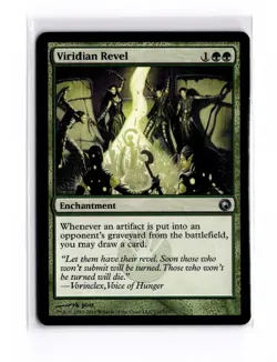 Viridian Revel Scars of Mirrodin MP Moderately Played - Image 1