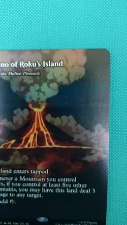 Volcano of Roku's Island Foil - Valakut, the Molten Pinnacle (Borderless) - MTG - Image 3