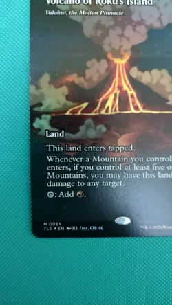 Volcano of Roku's Island Foil - Valakut, the Molten Pinnacle (Borderless) - MTG - Image 4