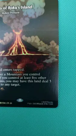 Volcano of Roku's Island Foil - Valakut, the Molten Pinnacle (Borderless) - MTG - Image 5