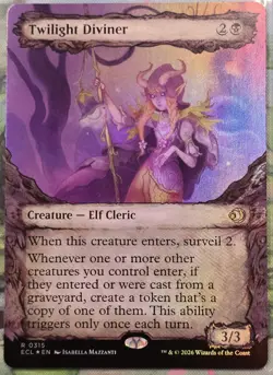 Twilight Diviner (Showcase Foil) - MTG - Lorwyn Eclipsed - Near Mint - English - Image 1
