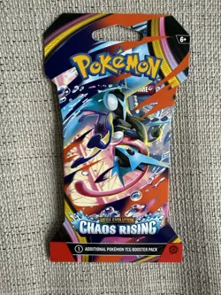Pokemon Chaos Rising ME04 Sleeved Booster Pack - Brand New Factory Sealed - Image 2