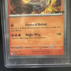 Ho-Oh EB GAMES! Stamped Promo Chaos Rising 10/086 Sealed! TCG POKEMON - Image 3