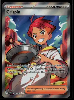 Crispin 164/142 Stellar Crown Ultra Rare Pokemon - Image 1