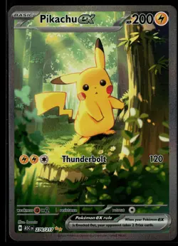 Pikachu ex 276/217 ME: Ascended Heroes Special Illustration Rare Pokemon - Image 1