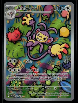 Ambipom 107/094 Phantasmal Flames Illustration Rare Pokemon - Image 1