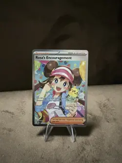 Rosa’s Encouragement 123/088 Special Illustration Rare Pokemon TCG Perfect Order - Image 1