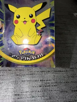 Carte Pokemon TOPPS #25 Pikachu Foil Holo Francais Occasion - Image 5
