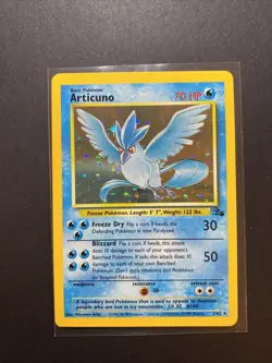 Articuno 2/62 Fossil Holo Unlimited Pokemon WOTC NM BEAUTY! - Image 1