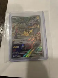 Pokemon Pikachu 173/165 Illustration Rare Holo Scarlet & Violet 151 2023 Card - Image 1