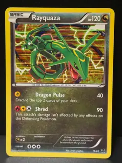 Rayquaza 11/20 BW Dragon Vault Rare Special Set Holo Pokemon Card MP - Image 1
