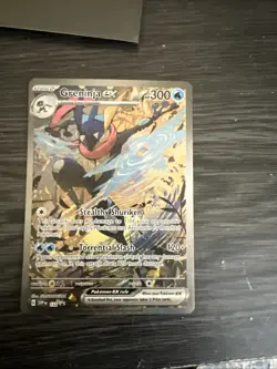 Pokemon TCG Greninja EX 132 Scarlet & Violet Promo Holo Card - Image 1