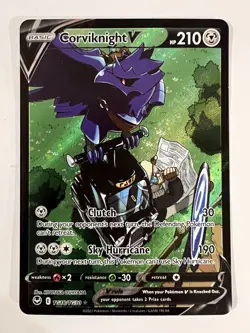 Corviknight V TG18 Silver Tempest Trainer Gallery Pokemon TCG - NM - Image 1