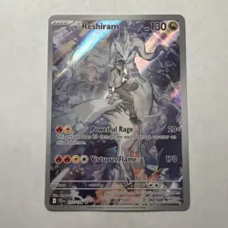 Pokemon TCG N's Reshiram Holo Card 167/159 Sv09: Journey Together Illustration - Image 1