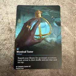 Mystical Tutor - Custom Art MTG Magic The Gathering Playtest Card - Image 1