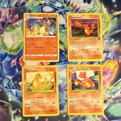 Nintendo Pokemon TCG 4-Card Lot Charizard Charmander Charmeleon - Image 1
