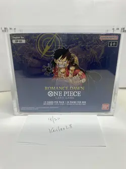 One Piece Card Game Romance Dawn Booster Box OP-01 (White Bottom) NEW UNSEALED - Image 1