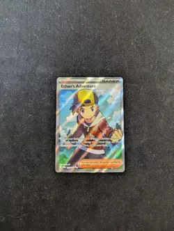 Pokemon TCG Ethan's Adventure Full Art Trainer Destined Rivals 221/182 - Image 2