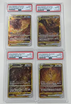 2022 PSA 10 Pokemon Japanese Vstar Universe UR Seq-Palkia/Dialga/Arceus/Giratina - Image 1