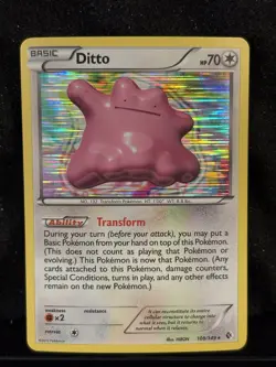 Pokemon Ditto Holo Card 108/149 Boundaries Crossed 2012 LP - Image 3