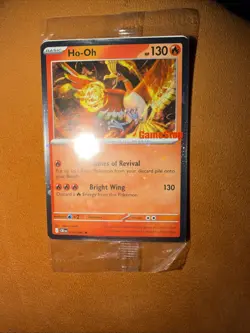 Ho-Oh Gamestop 010/086 Pokemon TCG Chaos Rising Stamped Sealed Promo Card - Image 3
