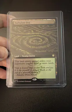 Turbulent Fen (Extended Art) Commander: Secrets of Strixhaven Regular - Image 1