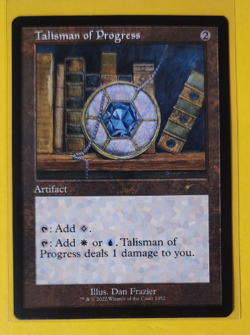 TALISMAN OF PROGRESS - Retro Frame - Secret Lair - MTG Rare #1052 - Dan Frazier - Image 1