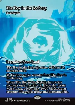 Dark Depths "The Boy in the Iceberg" - Extended Art TLE NM MTG - Image 1