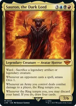 Sauron, the Dark Lord (LTR) The Lord of the Rings: Tales of Middle-earth - NM - Image 1