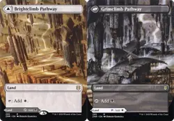 Brightclimb Pathway // Grimclimb Pathway - Extended Art Zendikar Rising NM MTG - Image 1