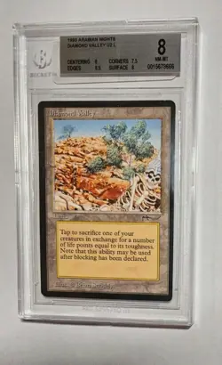 Arabian Nights Diamond Valley BGS 8.0 NM Magic The Gathering MTG - Image 1