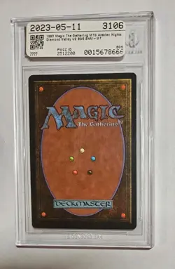 Arabian Nights Diamond Valley BGS 8.0 NM Magic The Gathering MTG - Image 2
