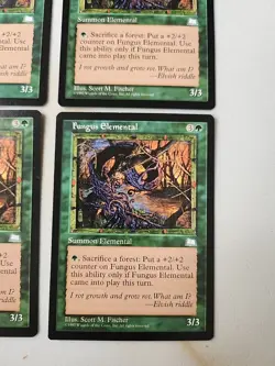 4 Fungus Elemental Weatherlight Regular NM Near Mint MTG - Image 2