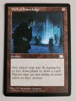 Well of Knowledge Weatherlight Regular NM Near Mint MTG - Image 1