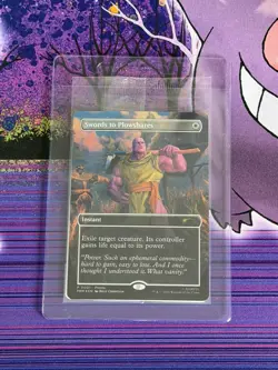 Magic the Gathering MTG x PSA Swords to Plowshares (Foil Promo) NEW/SEALED! - Image 1