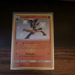 Pokemon Lucario SV22/SV94 Hidden Fates Shiny Vault Shiny Holo Rare 110HP Card - Image 3