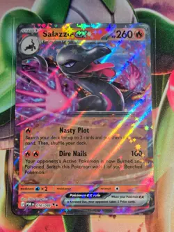 Pokemon TCG Salazzle ex Holo Double Rare ME03: Perfect Order 016/088 NM - Image 1