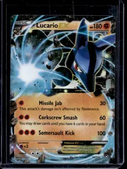 2014 Pokemon XY Furious Fists Lucario #54 - Image 1