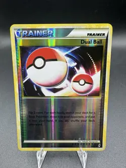 Pokemon TCG 2011 Call of Legends Trainer Dual Ball 78/95 Reverse Holo LP - Image 1