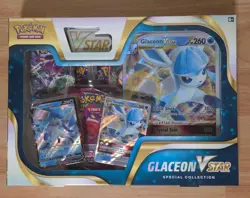 Pokemon TCG Glaceon V Star Collection Box Factory Sealed - Evolving Skies packs - Image 1