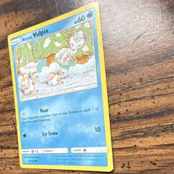 Pokemon Alolan Vulpix 30/156 Ultra Prism Common Regular 60 HP Basic English - Image 3